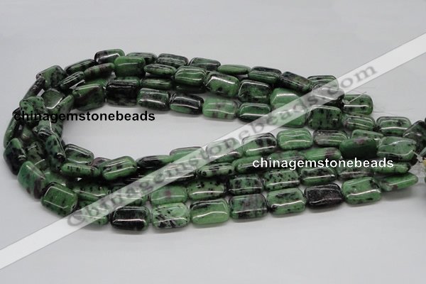 CRZ17 15.5 inches 13*18mm rectangle ruby zoisite gemstone beads