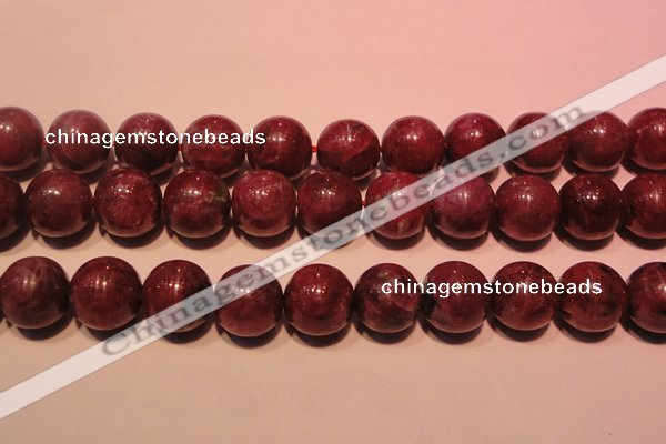 CRZ403 15.5 inches 10mm round natural ruby gemstone beads