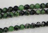 CRZ451 15.5 inches 6mm round ruby zoisite gemstone beads