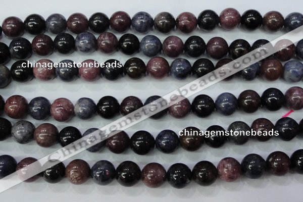 CRZ503 15.5 inches 10mm round natural ruby sapphire beads