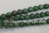 CRZ601 15.5 inches 6mm round New ruby zoisite gemstone beads