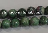 CRZ603 15.5 inches 10mm round New ruby zoisite gemstone beads