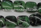 CRZ66 15.5 inches 16*16mm square ruby zoisite gemstone beads