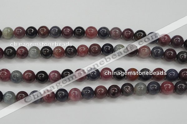 CRZ802 15.5 inches 10mm round natural ruby sapphire beads