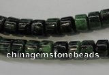 CRZ82 15.5 inches 7*8mm tyre ruby zoisite gemstone beads