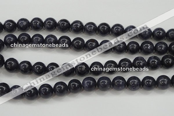 CRZ825 15.5 inches 12mm round natural sapphire gemstone beads