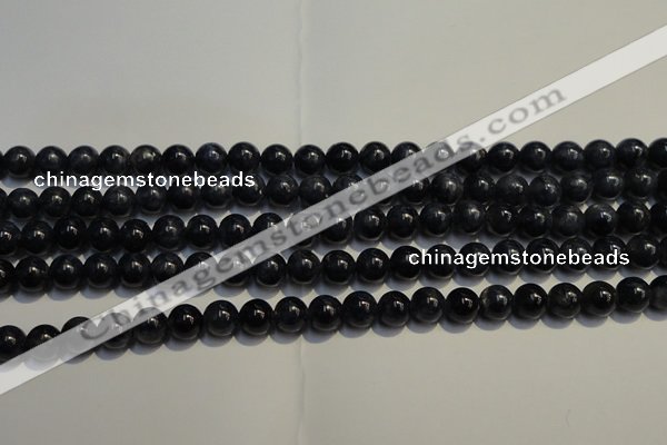 CRZ951 15.5 inches 6mm - 6.5mm round A- grade natural sapphire beads