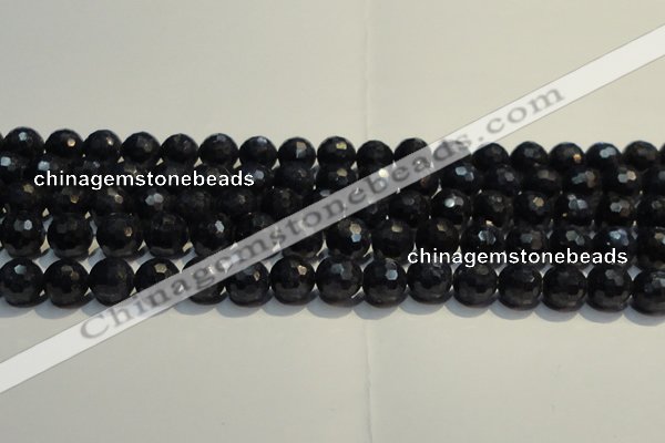 CRZ965 15.5 inches 7mm – 7.8mm faceted round A+ grade sapphire beads