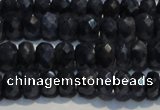 CRZ972 15.5 inches 4*6mm faceted rondelle A- grade sapphire beads