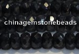 CRZ973 15.5 inches 5*7mm faceted rondelle A- grade sapphire beads