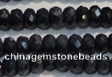 CRZ976 15.5 inches 4*6mm faceted rondelle A grade sapphire beads