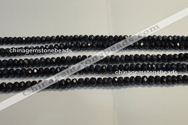 CRZ979 15.5 inches 3*5mm faceted rondelle A+ grade sapphire beads