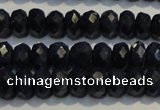 CRZ980 15.5 inches 4*6mm faceted rondelle A+ grade sapphire beads