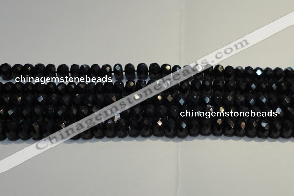 CRZ985 15.5 inches 5*7mm faceted rondelle AA grade sapphire beads