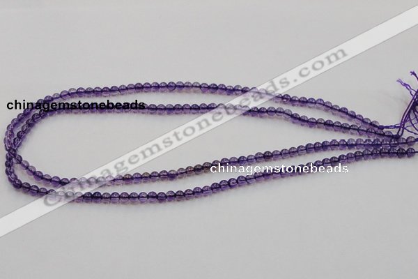 CSA01 15.5 inches 4mm round synthetic amethyst beads wholesale