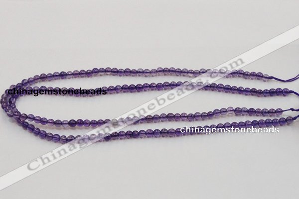 CSA02 15.5 inches 5mm round synthetic amethyst beads wholesale