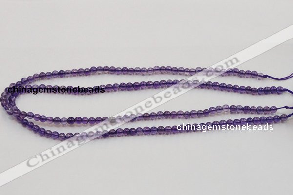 CSA02 15.5 inches 5mm round synthetic amethyst beads wholesale