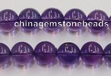 CSA06 15.5 inches 12mm round synthetic amethyst beads wholesale