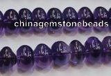 CSA09 15.5 inches 8*12mm rondelle synthetic amethyst beads wholesale