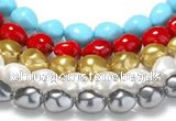 CSB05 16 inches 16*20mm nugget shell pearl beads Wholesale