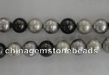 CSB1038 15.5 inches 8mm round mixed color shell pearl beads