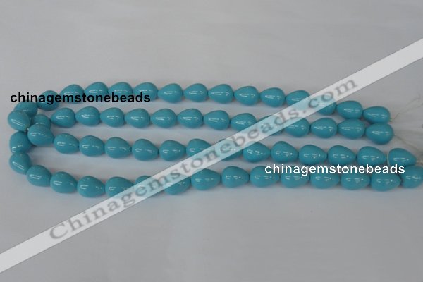 CSB105 15.5 inches 10*13mm teardrop shell pearl beads wholesale