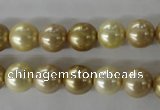 CSB1069 15.5 inches 10mm round mixed color shell pearl beads