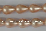 CSB110 15.5 inches 11*15mm teardrop shell pearl beads wholesale