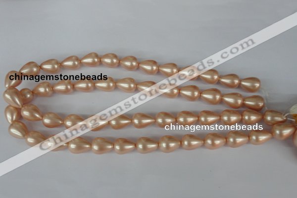 CSB110 15.5 inches 11*15mm teardrop shell pearl beads wholesale