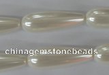 CSB116 15.5 inches 10*30mm teardrop shell pearl beads wholesale