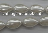 CSB1160 15.5 inches 12*18mm flat teardrop shell pearl beads