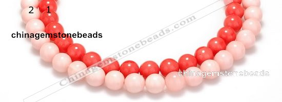 CSB12 16 inches 10mm round shell pearl beads Wholesale