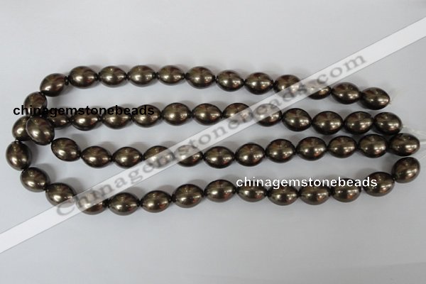 CSB123 15.5 inches 12*15mm rice shell pearl beads wholesale