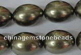 CSB128 15.5 inches 14*18mm – 15*20mm rice shell pearl beads