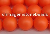 CSB1313 15.5 inches 10mm matte round shell pearl beads wholesale