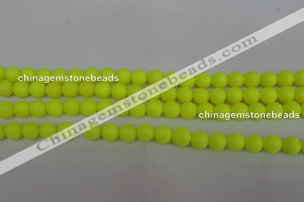 CSB1315 15.5 inches 4mm matte round shell pearl beads wholesale