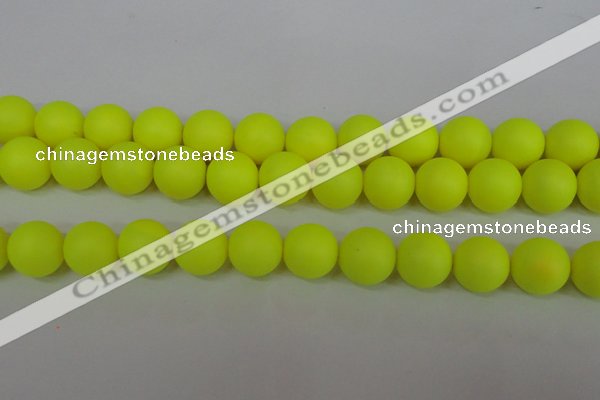 CSB1318 15.5 inches 10mm matte round shell pearl beads wholesale