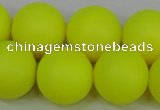 CSB1319 15.5 inches 12mm matte round shell pearl beads wholesale