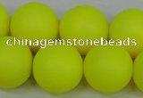 CSB1319 15.5 inches 12mm matte round shell pearl beads wholesale