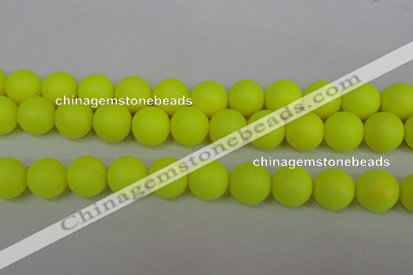 CSB1319 15.5 inches 12mm matte round shell pearl beads wholesale