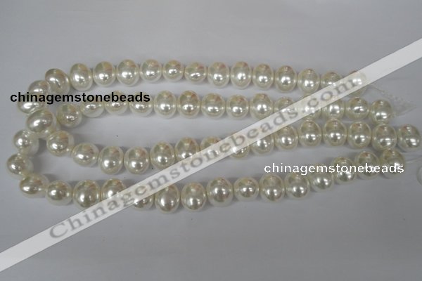 CSB135 15.5 inches 12*15mm – 13*16mm oval shell pearl beads