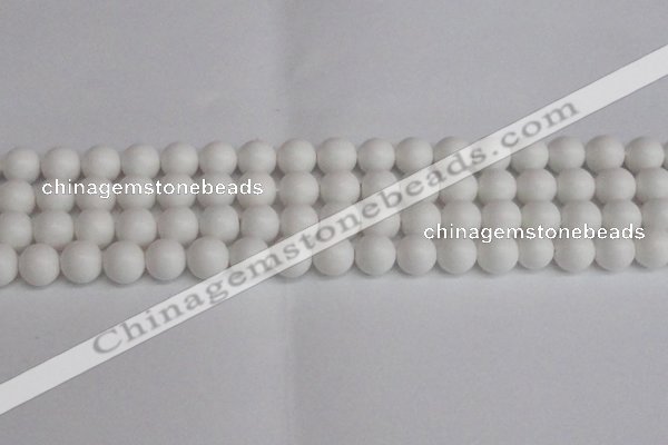 CSB1353 15.5 inches 10mm matte round shell pearl beads wholesale