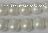 CSB136 15.5 inches 12*15mm – 13*16mm oval shell pearl beads