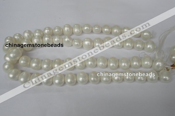 CSB136 15.5 inches 12*15mm – 13*16mm oval shell pearl beads