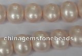 CSB137 15.5 inches 12*15mm – 13*16mm oval shell pearl beads