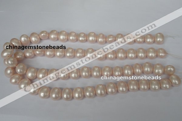 CSB137 15.5 inches 12*15mm – 13*16mm oval shell pearl beads