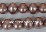 CSB139 15.5 inches 12*15mm – 13*16mm oval shell pearl beads