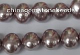 CSB140 15.5 inches 12*15mm – 13*16mm oval shell pearl beads