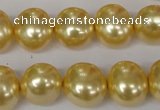CSB143 15.5 inches 12*15mm – 13*16mm oval shell pearl beads