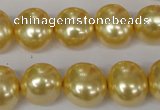 CSB143 15.5 inches 12*15mm – 13*16mm oval shell pearl beads